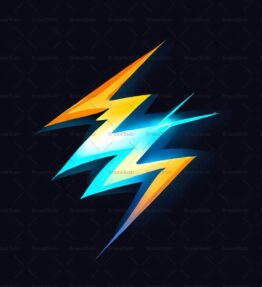 Energiegeladener Blitz